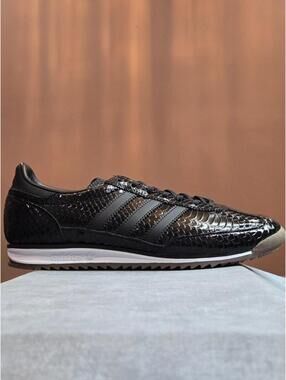 adidas Originals SL 72 OG Black Carbon Snakeskin IH9170 Women's 8W / 7Y NIB